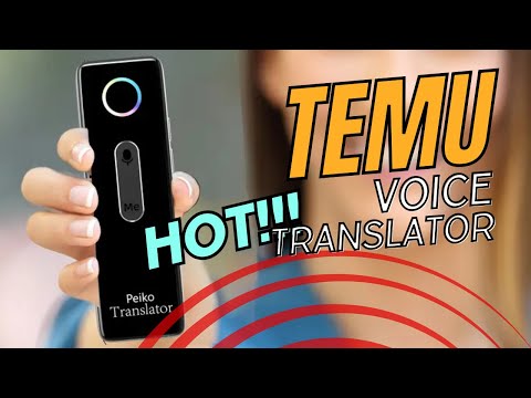 Portable Language Translator – Speak 136 Languages Instantly! 🌍🗣️