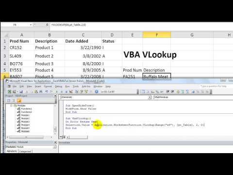 Excel VBA Basics #19 Using VLOOKUP in VBA - Alternate Method