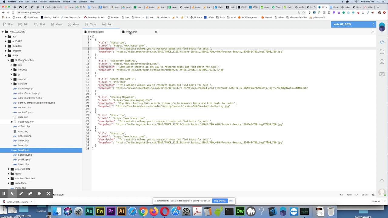 How to Loop Through JSON array with a foreach() in PHP part2