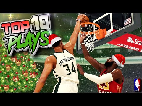 NBA 2K20 CHRISTMAS TOP 10 PLAYS Of The WEEK! #19 - Nutmegs, Posters, LOBS & More