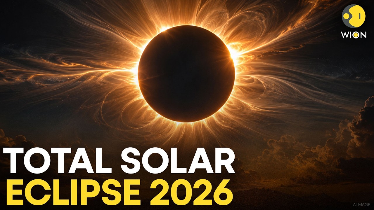 Solar Eclipse 2026 LIVE: Spain & Iceland Plunges Into Darkness In Stunning Celestial Show | WION