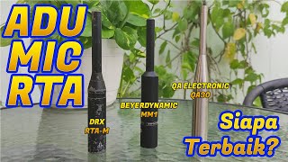 Video thumbnail for COMPARE MIC RTA | BEYERDYNAMIC MM1 VS QA ELECTRONIC Q30 VS DBX RTA-M by Dwi Prasetyo Utomo