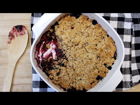 Breakfast Berry Crumble Recipe | Home Baking | The Sweetest Journey