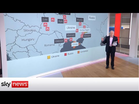 What damage has been inflicted by Russia on Ukraine