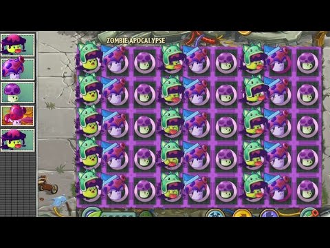 Plants vs Zombies 2 Hack - Setas 2 vs Plaga de Zombistein
