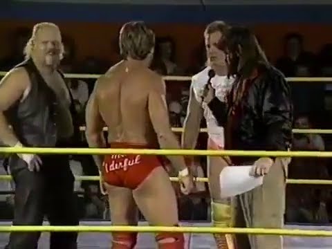 Paul Orndorff interrupts Tim Horner on Down & Dirty with Dutch Mantell - 11/23/1992 - SMW