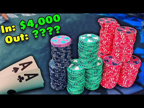 ALL IN with ACES for a MASSIVE pot! Can we hold?!?! // Poker Vlog #132