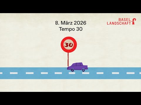 Cantonal vote on the legislative initiative "30 km/h speed limit on main roads" - March 8, 2026