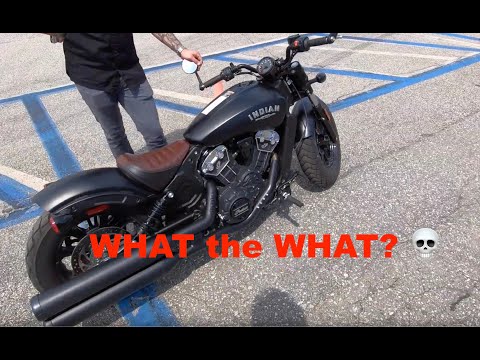 2019 Indian Scout Bobber EXTENDED RIDE REVIEW!