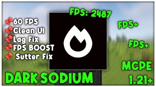 Dark Sodium V2 For Minecraft PE 1.21