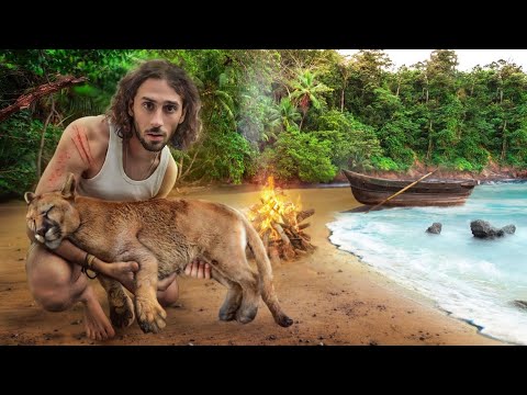 I found a puma in the middle of the jungle! (Catch and cook)