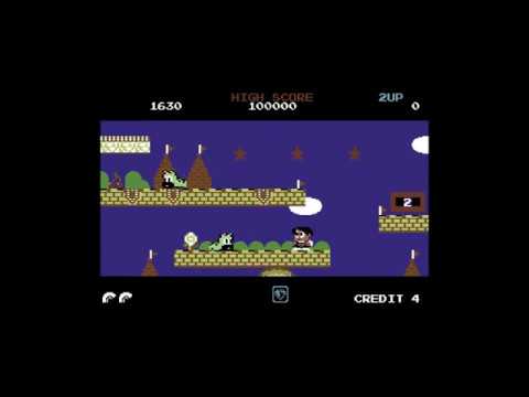 Rainbow Islands - C64 Commodore 64 game playthrough with commentary