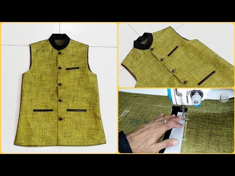 How to stitch waistcoat | Modi jacket | Complete video Video
