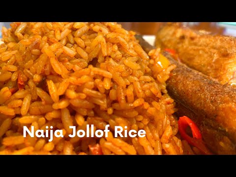 How I cook Nigerian 🇳🇬 Jollof Rice with Fish