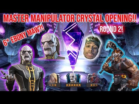 10x 6* EBONY MAW CRYSTALS!! ROUND 2! - MARVEL CONTEST OF CHAMPIONS
