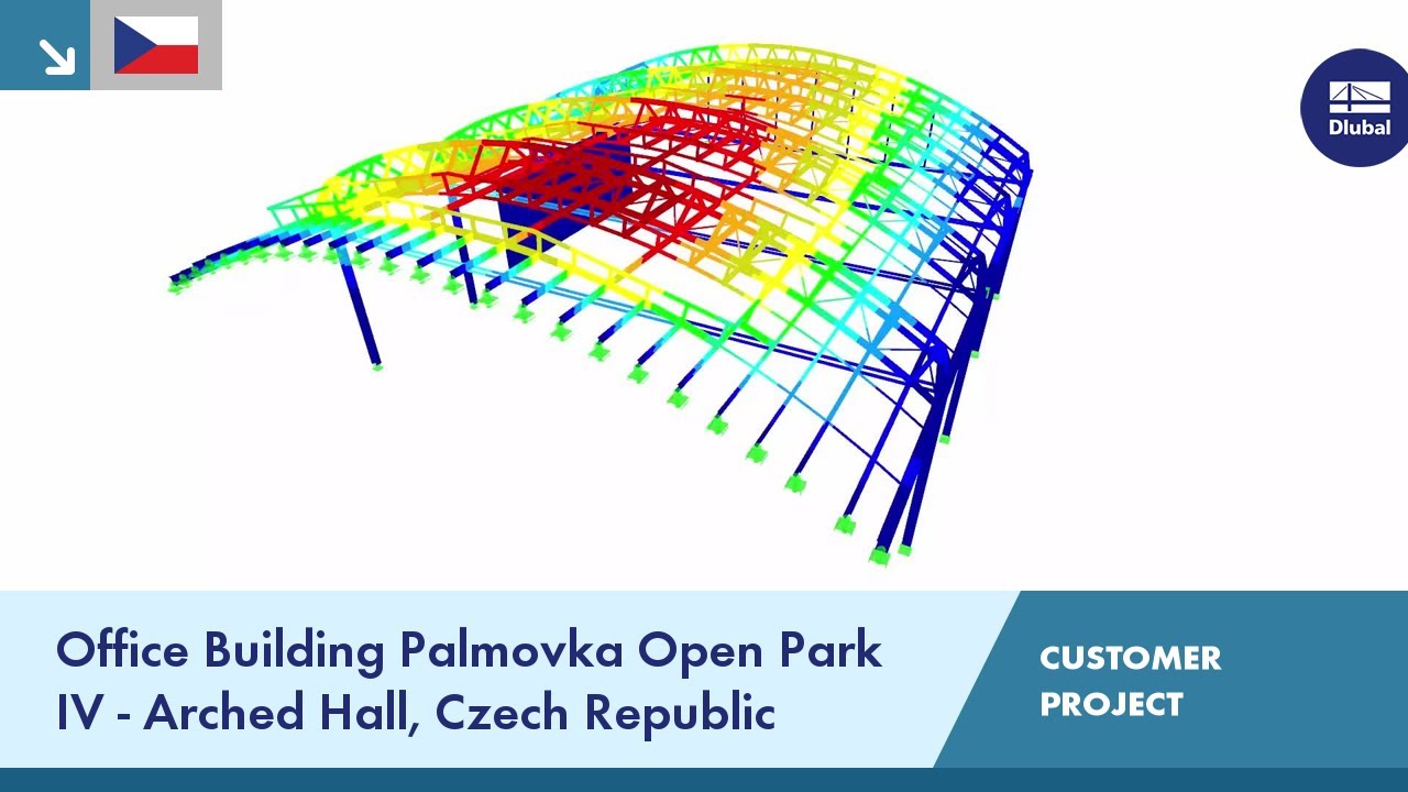 CP 001188 | Office Building Palmovka Open Park IV - Arched Hall, Czech Republic