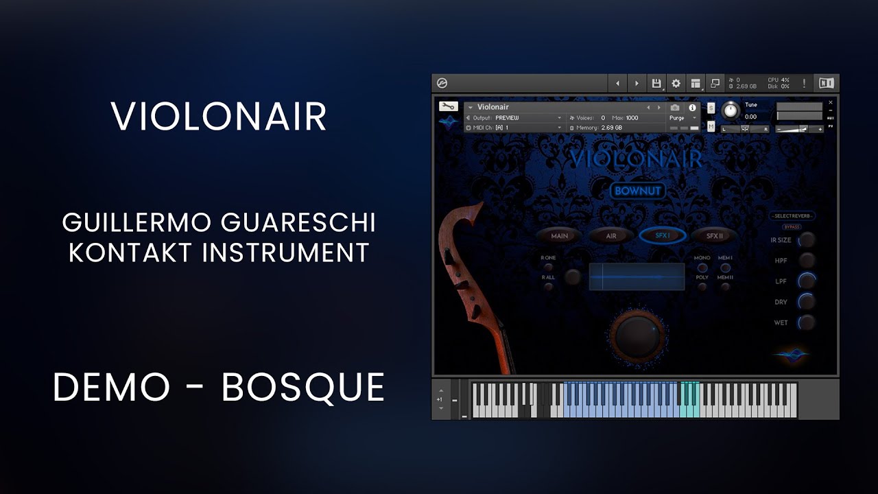 Violonair // Kontakt // Guillermo Guareschi // Demo - BOSQUE