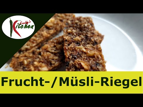 Fruchtriegel - Müsli-Riegel selber machen mit dem Dörrautomaten