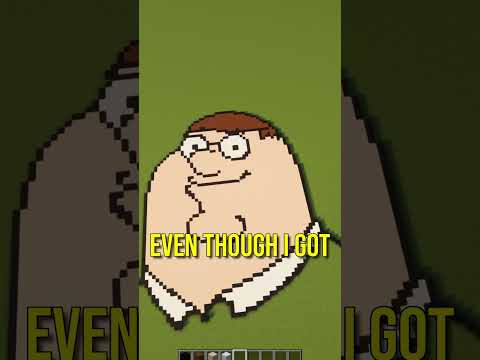 GGAdvance - Making Peter Griffin Out Of Pixel Art In Minecraft