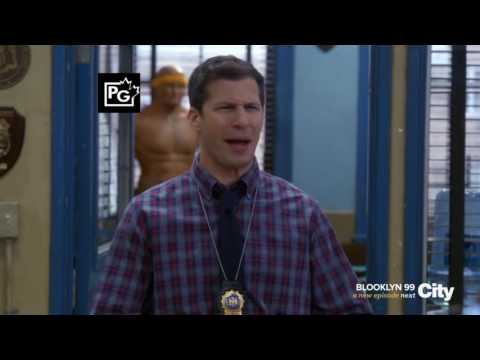 Jake Peralta Pranks Hitchcock with Water Bowl - Brooklyn Nine-Nine