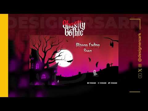 Ghastly Gothic Streaming Overlay Pack