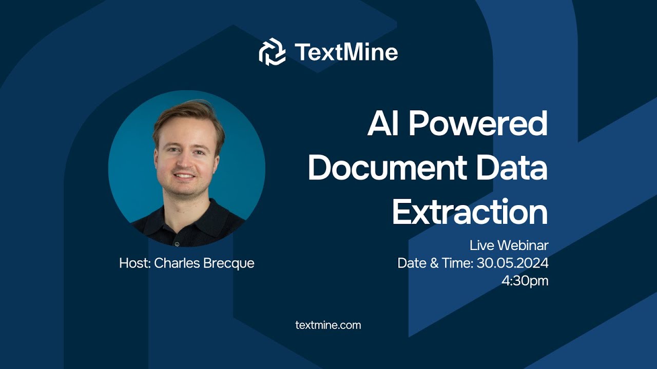 Webinar: AI Powered Document Data Extraction