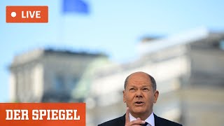 Bundeskanzler Olaf Scholz über "konzertierte Aktion" DER SPIEGEL