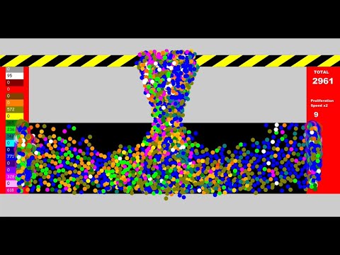 Don't Stray 4 + Shutter Crush 3 || Proliferation Survival Marble Race in Algodoo With 2 Upgrades