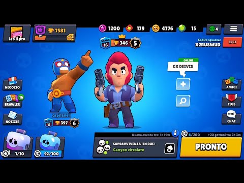 Avanziamo di grado EL PRIMO e COLT con un mio amico - BRAWL STARS Ita