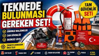 Teknede Bulunması Gereken Zorunlu Malzemeler!!