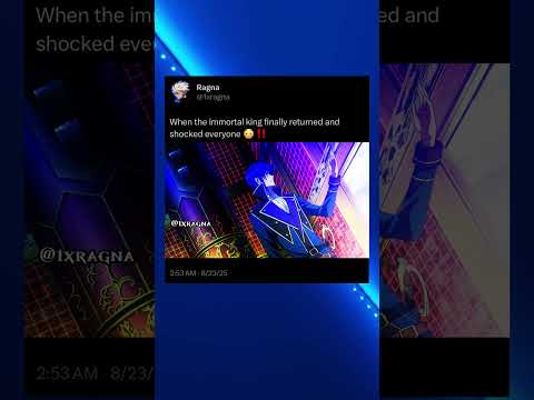 He finally returned 🔥 #kproject #anime