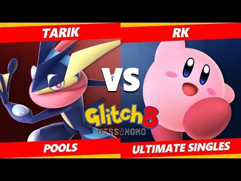 Glitch 8 SSBU - CGN | Tarik (Greninja) Vs. TNG | RK (Kirby) Smash Ultimate Tournament Pools