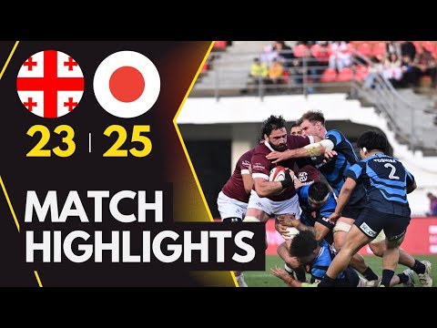 Georgia vs Japan 23-25 ● Rugby Highlights ● რაგბი ● საქართველო - იაპონია 23-25 ● მიმოხილვა