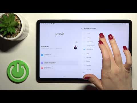 How to Change Notification Sound in SAMSUNG Galaxy Tab S8 – Manage Sound Section