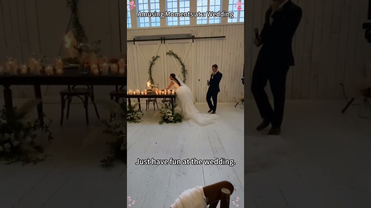 Some unexpected moments on the wedding day #funny #lover #sweet #wedding #sweet #weddingday #fails