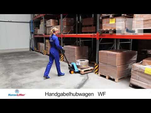 Hanselifter Mini-Hubwagen WF Gabellänge 800mm Tragkraft 500kg-youtube_img