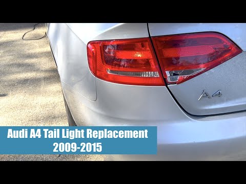 How To Change Audi A4 TailLight | Audi A4 B8 Tail Light Replacement
