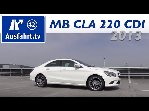 Talk Alltagstest 2013 Mercedes Benz CLA 220 CDI (C117)