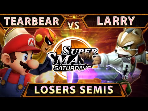 SSS - TearBear (Mario, Captain Falcon) Vs. Larry Lurr (Fox) SSB4 Losers Semis - Smash For Wii U