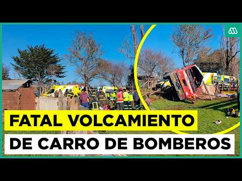 Fatal accidente de carro de Bomberos dejó una voluntaria fallecida y cinco heridos