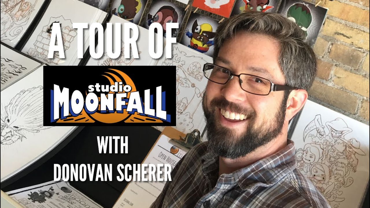 A Tour of Studio Moonfall with Donovan Scherer