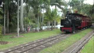 preview picture of video 'Bundaberg Botanical Gardens - Sugar Cane Railway'