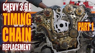 Timing Chain Replacement On Chevy / GM 3.6L V6 - Step By Step Guide - PART 1