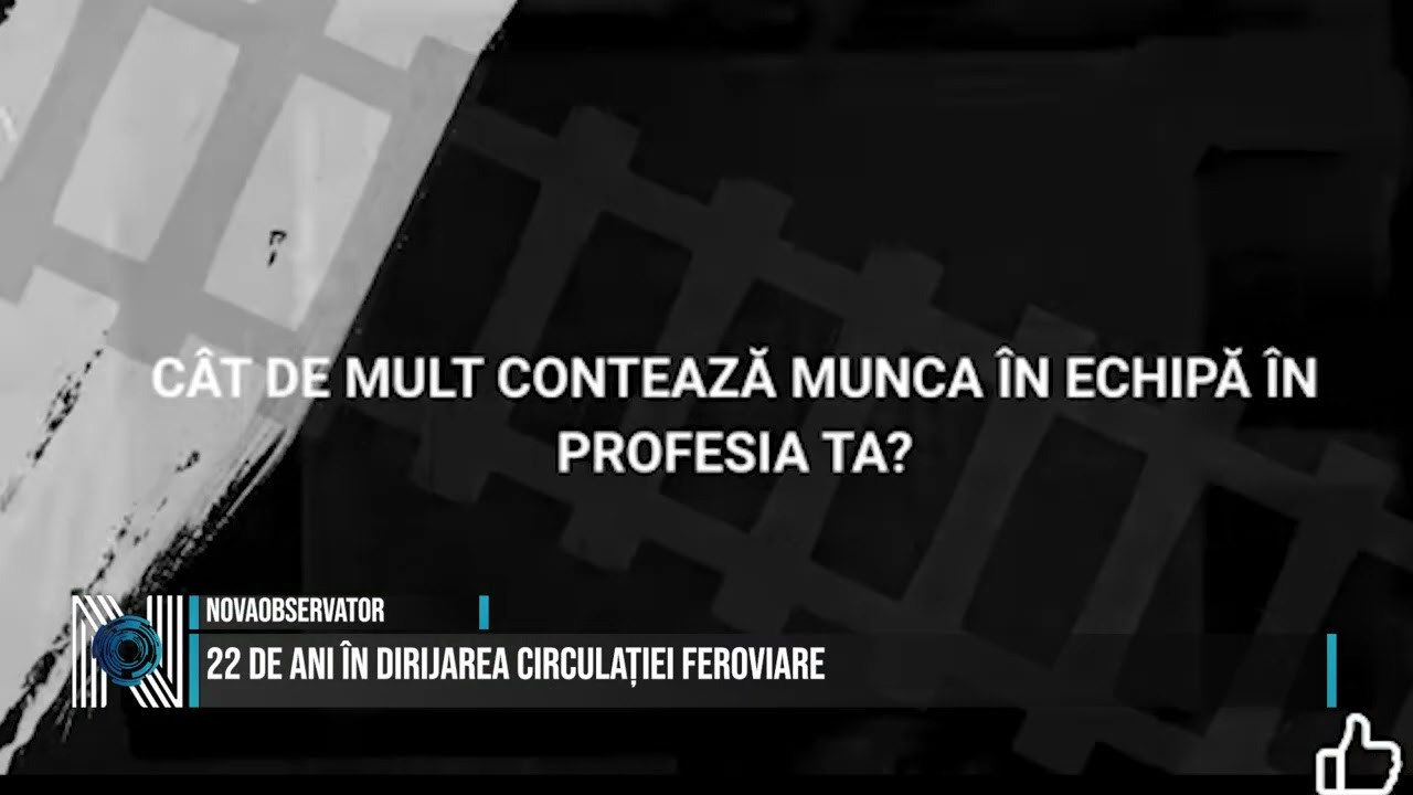 22 de ani în dirijarea circulației feroviare