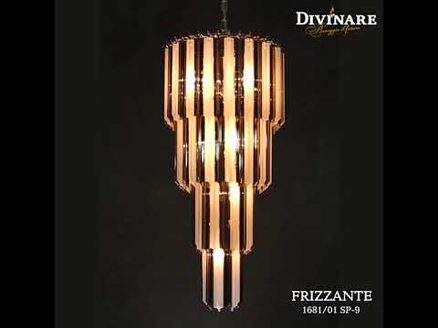 Каскадная люстра в стиле арт-деко FRIZZANTE