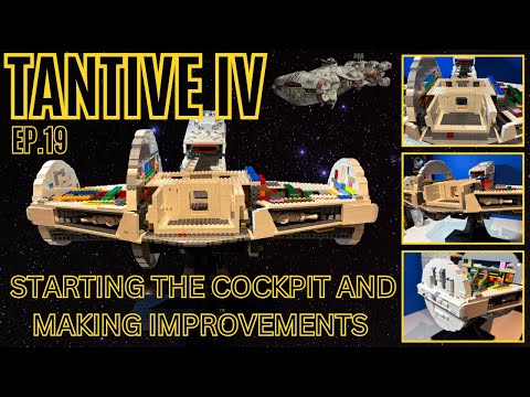 Building an EPIC Minifig Scale TANTIVE IV from Star Wars in LEGO - Episode 20