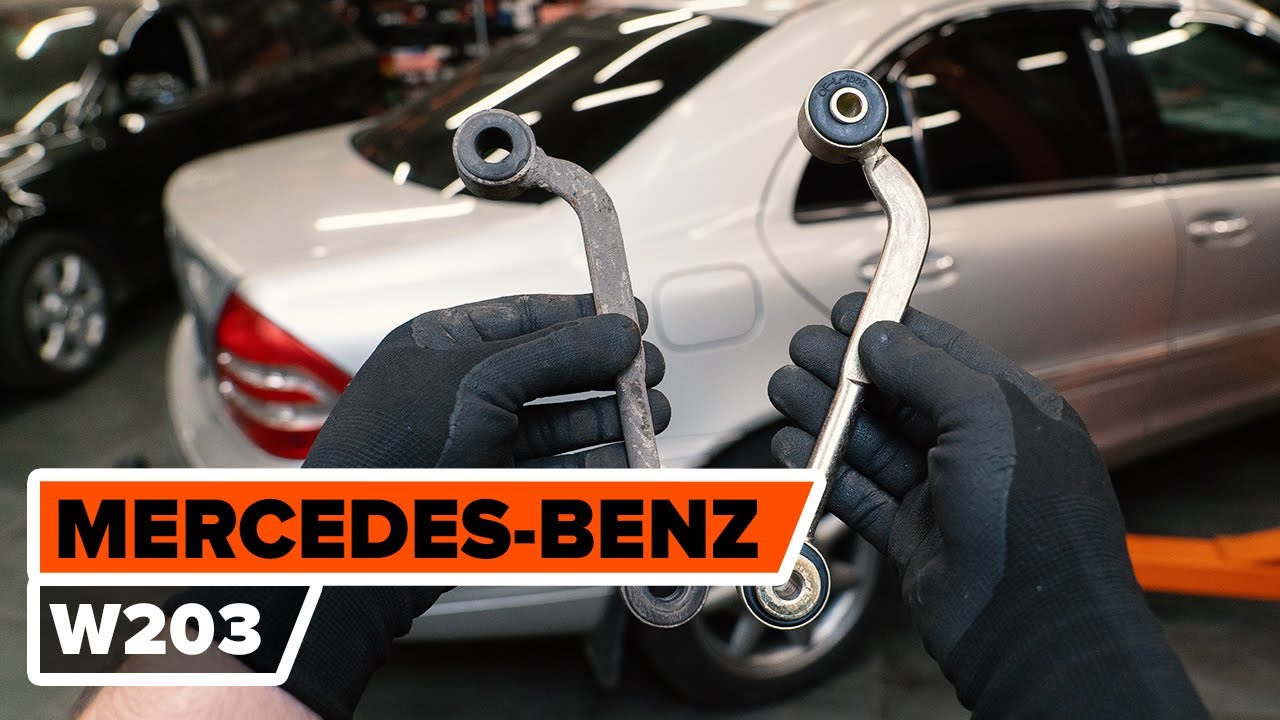 Hoe onderste draagarm van de achterophanging vervangen bij een Mercedes W203 – vervangingshandleiding