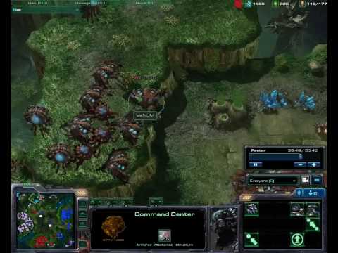 StarCraft 2 Beta: 2on2 (ZT - PT) on Lost Temple - Part 3/4