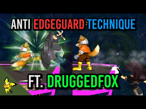 Anti Edgeguard Technique ft. Druggedfox - Super Smash Bros. Melee