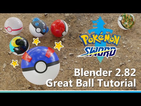 How to make a Great Ball in 3D using Blender 2.82a